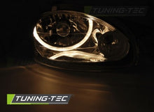 Carica l&#39;immagine nel visualizzatore di Gallery, Fari Anteriori per OPEL CORSA B 02.93-10.00 ANGEL EYES CHROME