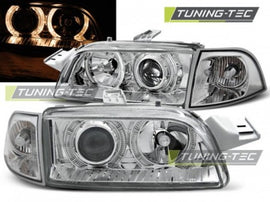 Fari Anteriori per FIAT PUNTO 176 11.93-09.99 ANGEL EYES CHROME