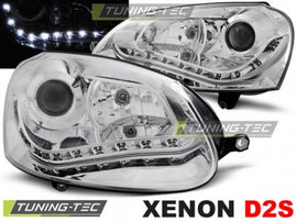 Fari Anteriori XENON CHROME per VW GOLF MK5