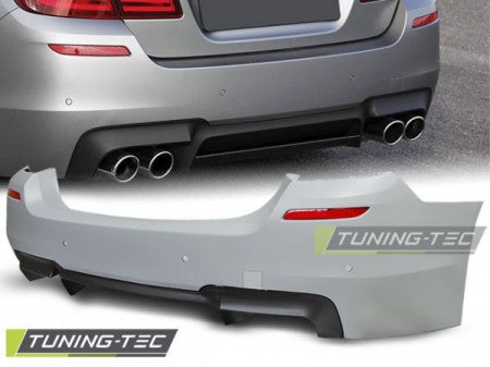 Paraurti Posteriore SPORT STYLE con Fori Sensori di Parcheggio per BMW Serie 5 F10 10- 16
