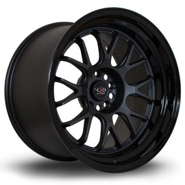 Cerchio in Lega Rota MXR 18x11 5x114.3 ET8 Gunmetal Gloss Black Lip