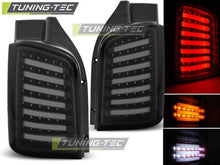 Load image into Gallery viewer, Fanali Posteriori LED SMOKE Neri per VW T5 04.03-09 / 10-15