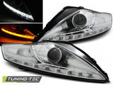 Fari Anteriori per FORD MONDEO 07.07-11.10 DAYLIGHT CHROME Indicatori LED