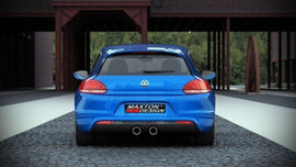 Diffusore posteriore VW Scirocco 3 R con 2 fori scarico