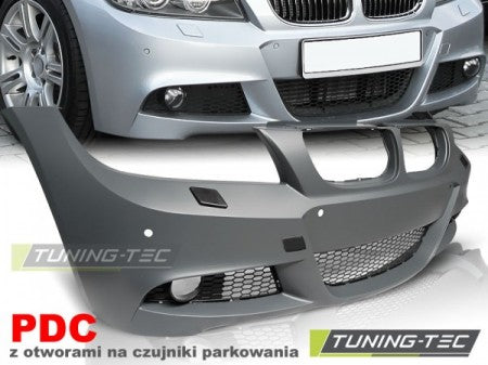 Paraurti Anteriore Sportivo con Fori Sensori di Parcheggio per BMW Serie 3 E90/E91 09-11