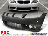 Paraurti Anteriore Sportivo STYLE con Fori Sensori di Parcheggio per BMW Serie 3 E90 E91 09-11