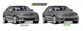 Paraurti Anteriore Sportivo con Fori Sensori di Parcheggio per MERCEDES Classe C W204 07-10