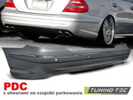 Paraurti Posteriore SPORT con Fori Sensori di Parcheggio per MERCEDES Classe E W211 06-09 SEDAN