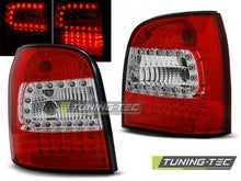 Load image into Gallery viewer, Fanali Posteriori LED Rossi Bianchi per AUDI A4 B5 94-01 AVANT