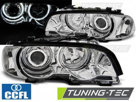 Fari Anteriori ANGEL EYES CCFL CHROME per BMW Serie 3 E46 04.99-03.03 COUPE CABRIO