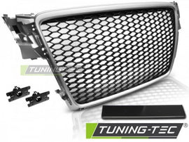 Griglia Sportiva Argento per AUDI A4 B8 08-11