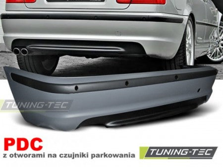 Paraurti Posteriore SPORT con Fori Sensori di Parcheggio per BMW Serie 3 E46 S/T 05.98-03.05 SEDAN