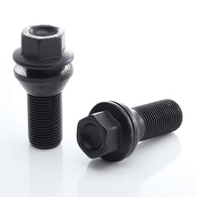 Load image into Gallery viewer, Kit of 20 standard black wheel bolts with 15x1.25 head