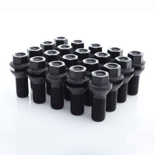 Load image into Gallery viewer, Kit of 20 standard black wheel bolts with 15x1.25 head