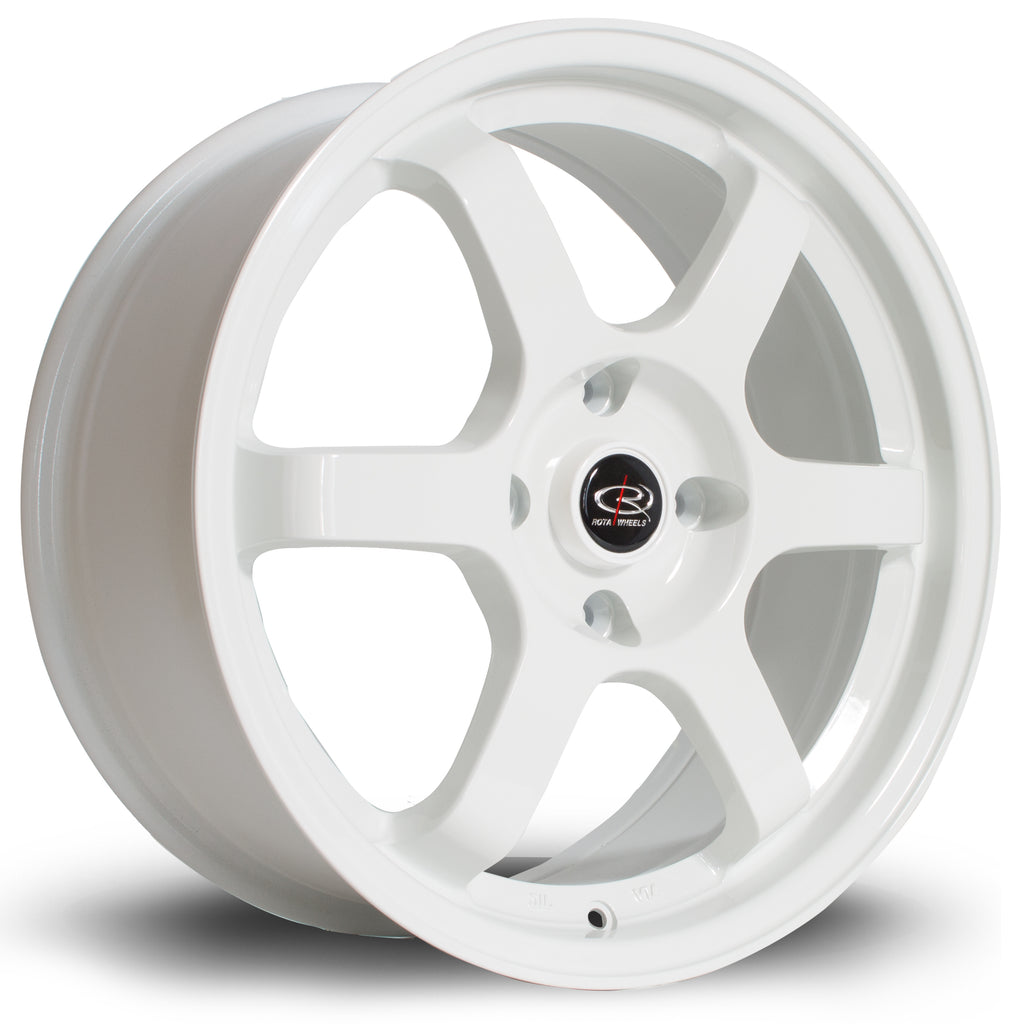 Cerchio in Lega Rota Grid 17x7.5 5x114.3 ET45 White