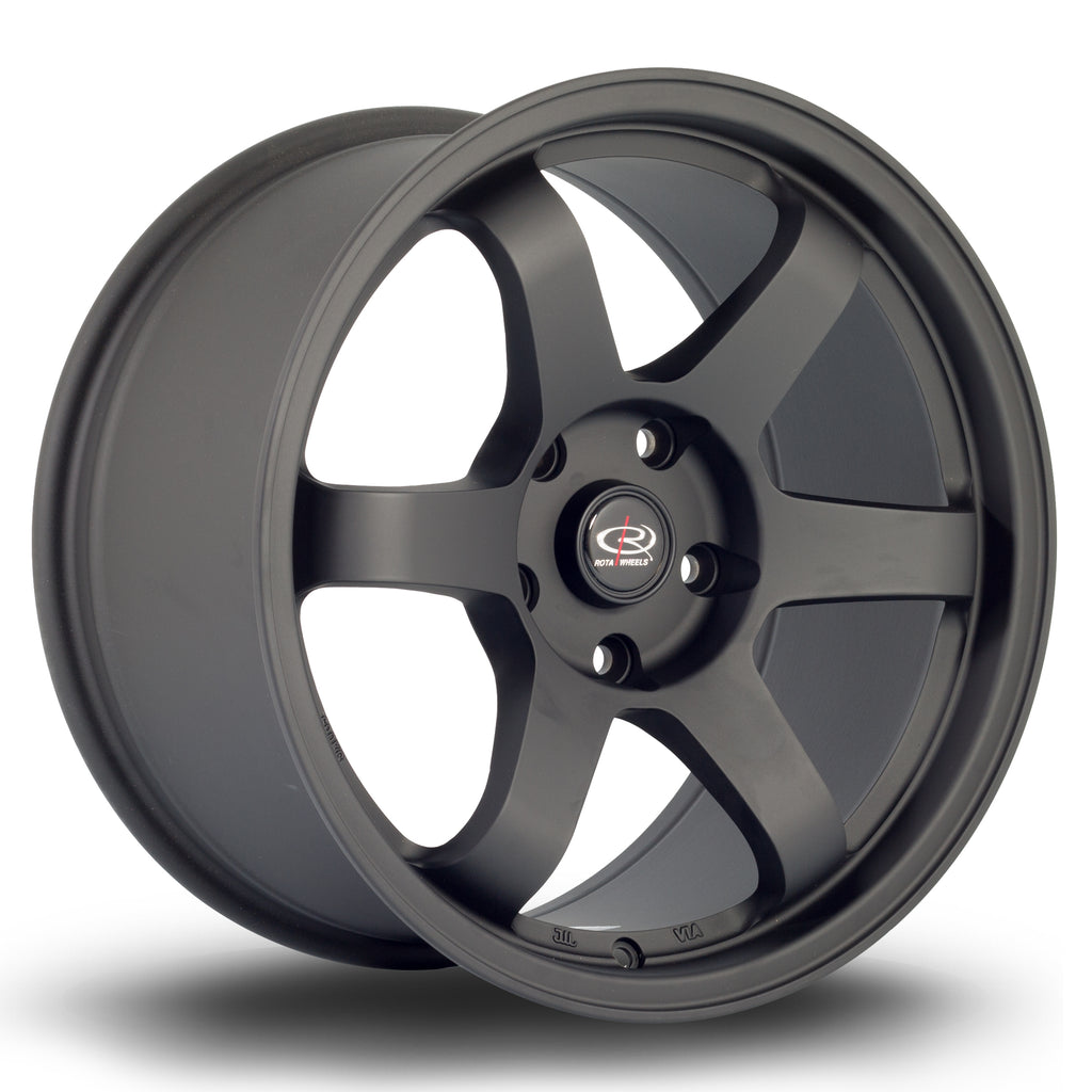 Cerchio in Lega Rota Grid 17x9 5x114.3 ET42 Flat Black