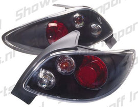 Peugeot 206 2/4D Fanali Posteriori Neri