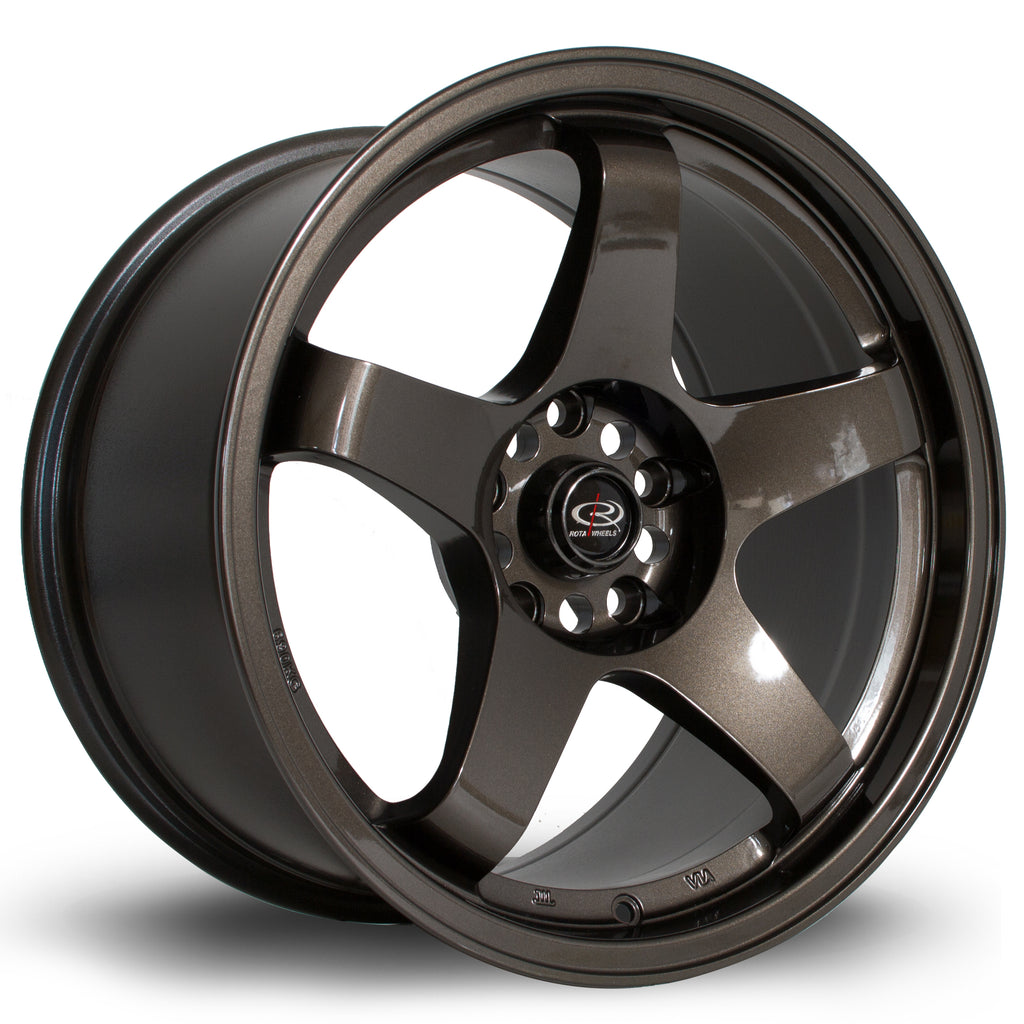 Cerchio in Lega Rota GTR 17x9 5x114.3 ET25 Gunmetal