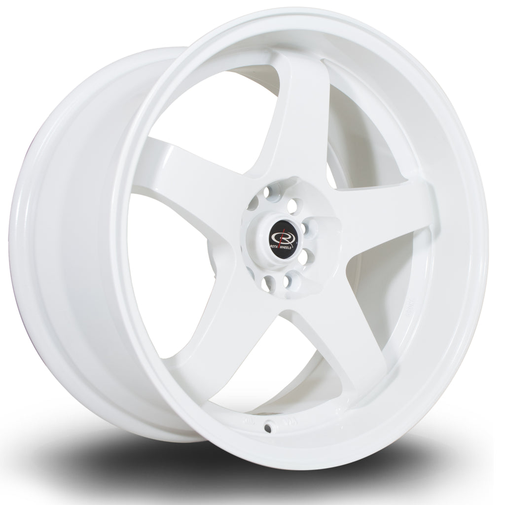 Cerchio in Lega Rota GTR-D 18x10 5x114.3 ET35 White