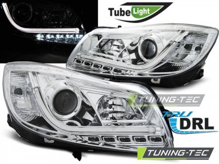 Fari Anteriori per OPEL INSIGNIA 08-12 CHROME TUBE LIGHTS