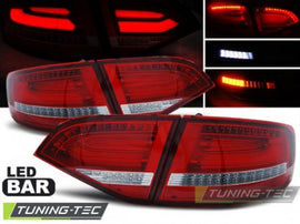 Fanali Posteriori LED Rossi Bianchi per AUDI A4 B8 08-11 AVANT