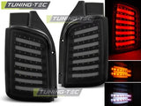 Fanali Posteriori LED SMOKE Neri per VW T5 04.03-09 / 10-15 TRANSPORTER