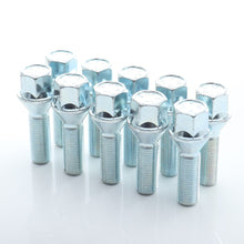 Load image into Gallery viewer, Kit of 10 wheel bolts with head 14x1.25 x27mm Silver