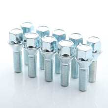 Load image into Gallery viewer, Kit of 10 wheel bolts with head 12x1.25 x28mm Silver