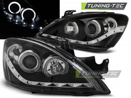 Fari Anteriori per MITSUBISHI LANCER 7 04-07 DAYLIGHT Neri