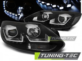 Fari Anteriori per FORD FOCUS MK3 11- 10.14 DAYLIGHT Neri