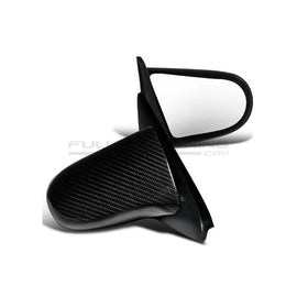 CarbonWorks Specchietti Laterali Spoon Style Regolazione Manuale in Carbonio Honda Civic EF,CRX ED EE
