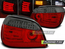 Carica l&#39;immagine nel visualizzatore di Gallery, Fanali Posteriori LED Rossi SMOKE per BMW Serie 5 E60 07.03-07