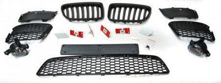 Paraurti Anteriore Sportivo con Fori Sensori di Parcheggio per BMW X1 E84 2009-2013