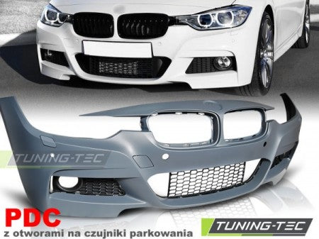 Paraurti Anteriore Sportivo con Fori Sensori di Parcheggio per BMW Serie 3 F30 / F31 10.11-