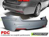 Paraurti Posteriore SPORT con Fori Sensori di Parcheggio per BMW Serie 3 F30 SEDAN 11-18