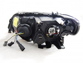 Fari Anteriori ANGEL EYES LED Neri per BMW X5 E53 09.99-10.03