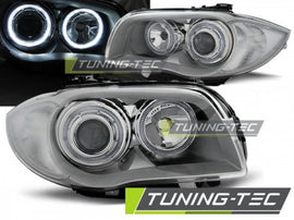 Fari Anteriori ANGEL EYES CHROME per BMW Serie 1 E87/E81/82/88 04-11