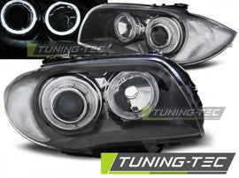 Fari Anteriori ANGEL EYES GRAY per BMW Serie 1 E87/E81/82/88 04-11