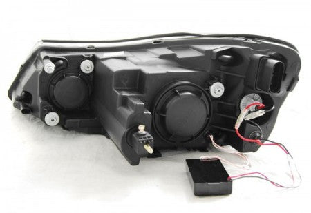 Fari Anteriori DAYLIGHT Neri per SKODA OCTAVIA 1Z 09-12