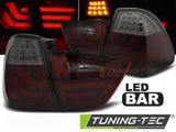 Fanali Posteriori LED BAR Rossi SMOKE per BMW Serie 3 E91 09-11