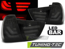 Fanali Posteriori LED BAR SMOKE Neri per BMW Serie 3 E91 09-11