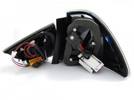 Fanali Posteriori LED BAR SMOKE Neri per BMW Serie 3 E91 09-11