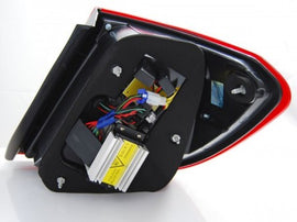 Fanali Posteriori LED BAR Rossi Bianchi per MERCEDES Classe C W204 KOMBI 07-10