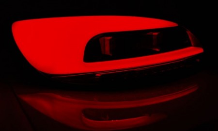 Fanali Posteriori LED BAR Rossi SMOKE per VW SCIROCCO MK3 08-04.14