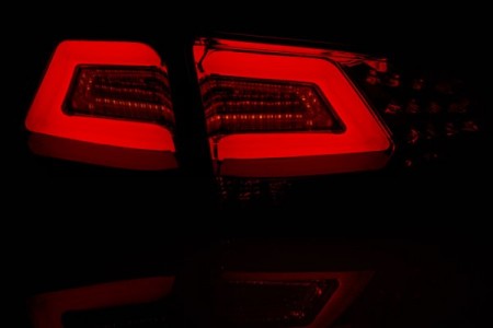 Fanali Posteriori LED BAR Rossi Bianchi per VW GOLF MK7 13-17