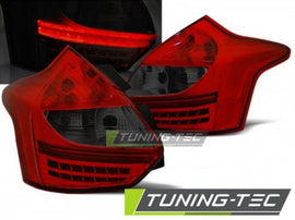 Fanali Posteriori per FORD FOCUS MK3 11- 10.14 HATCHBACK Rossi SMOKE LED