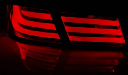 Fanali Posteriori LED BAR Neri per BMW Serie 5 F10 10-07.13