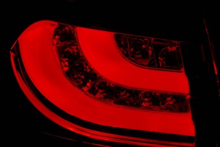 Fanali Posteriori LED BAR Rossi SMOKE per VW GOLF MK6 10.08-12