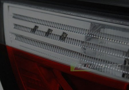 Fanali Posteriori LED BAR Rossi SMOKE per BMW Serie 5 E60 03.07-12.09