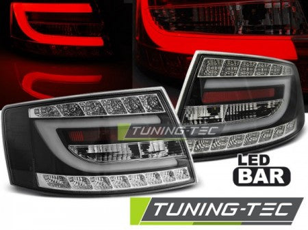 Fanali Posteriori LED Neri per AUDI A6 C6 SEDAN 04.04-08 6PIN